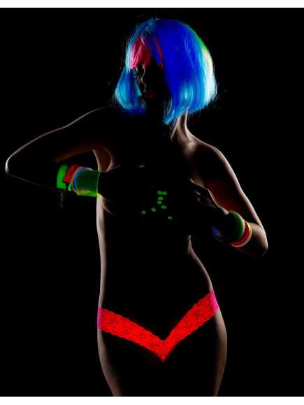 String brésilien rouge en dentelle - MAL93RED