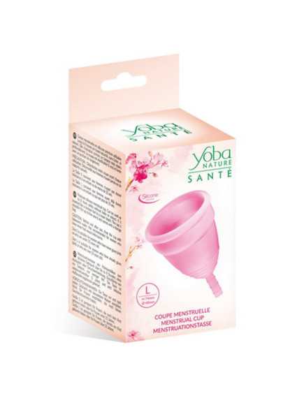 Coupe menstruelle rose taille L  Yoba Nature - CC5260042050