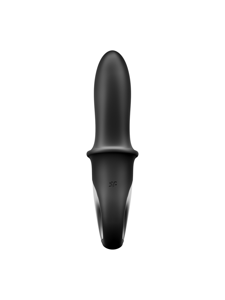 Vibromasseur noir USB, chauffant et connecté Hot Passion Satisfyer - CC597790