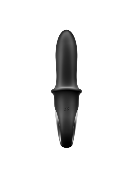 Vibromasseur noir USB, chauffant et connecté Hot Passion Satisfyer - CC597790