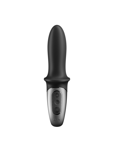 Vibromasseur noir USB, chauffant et connecté Hot Passion Satisfyer - CC597790