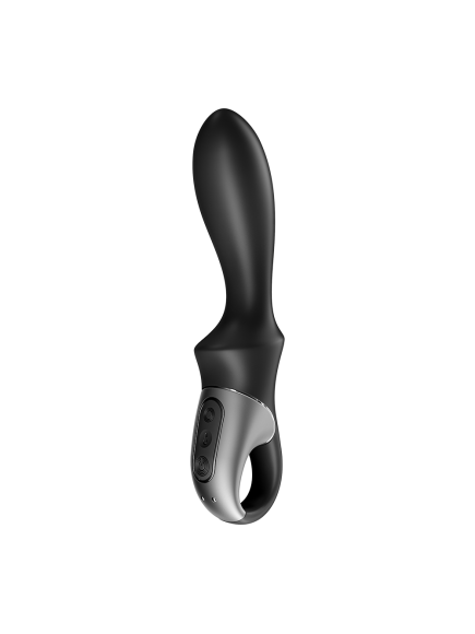 Vibromasseur noir USB, chauffant et connecté Heat Climax Satisfyer - CC597789