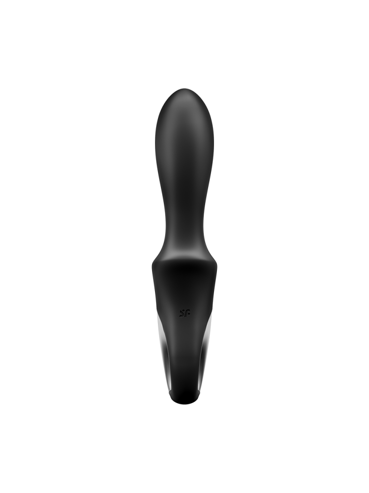 Vibromasseur noir USB, chauffant et connecté Heat Climax Satisfyer - CC597789