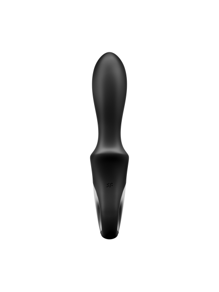 Vibromasseur noir USB, chauffant et connecté Heat Climax Satisfyer - CC597789