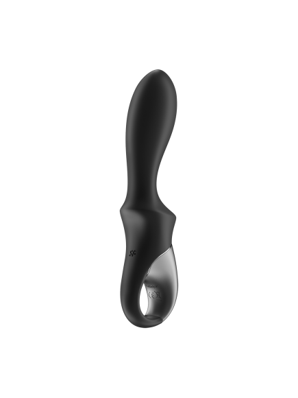 Vibromasseur noir USB, chauffant et connecté Heat Climax Satisfyer - CC597789