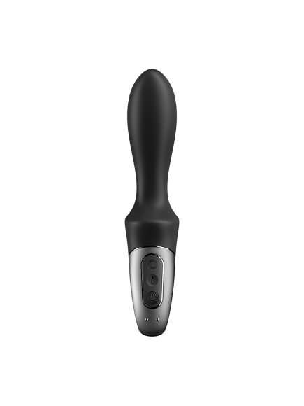 Vibromasseur noir USB, chauffant et connecté Heat Climax Satisfyer - CC597789