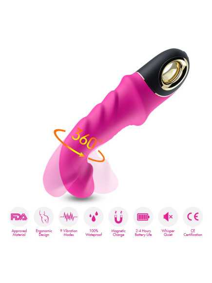 Vibromasseur rose G-spot Joy Blade vibrations puissantes - USK-V14PNK