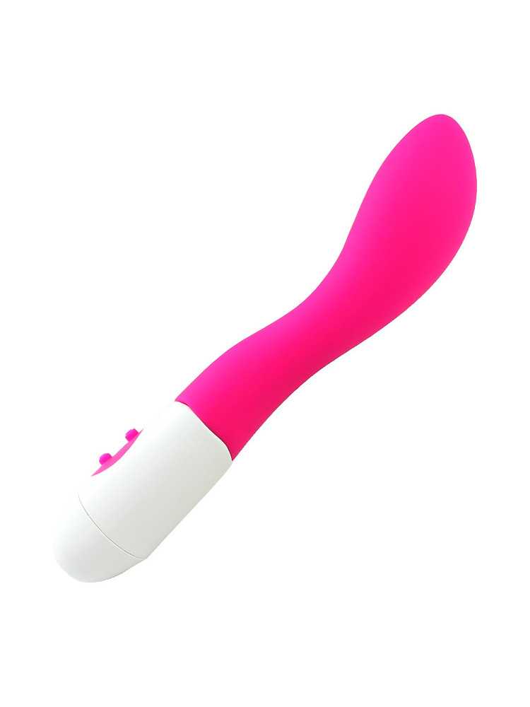 Vibromasseur rose incurvé point G - BOZ028PNK
