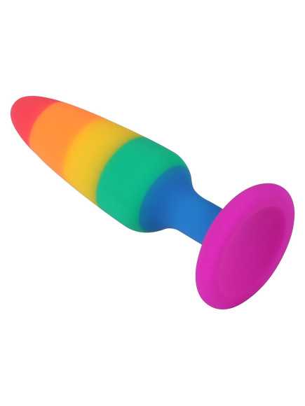 Plug anal multicouleur taille M - A-032-RAI-M