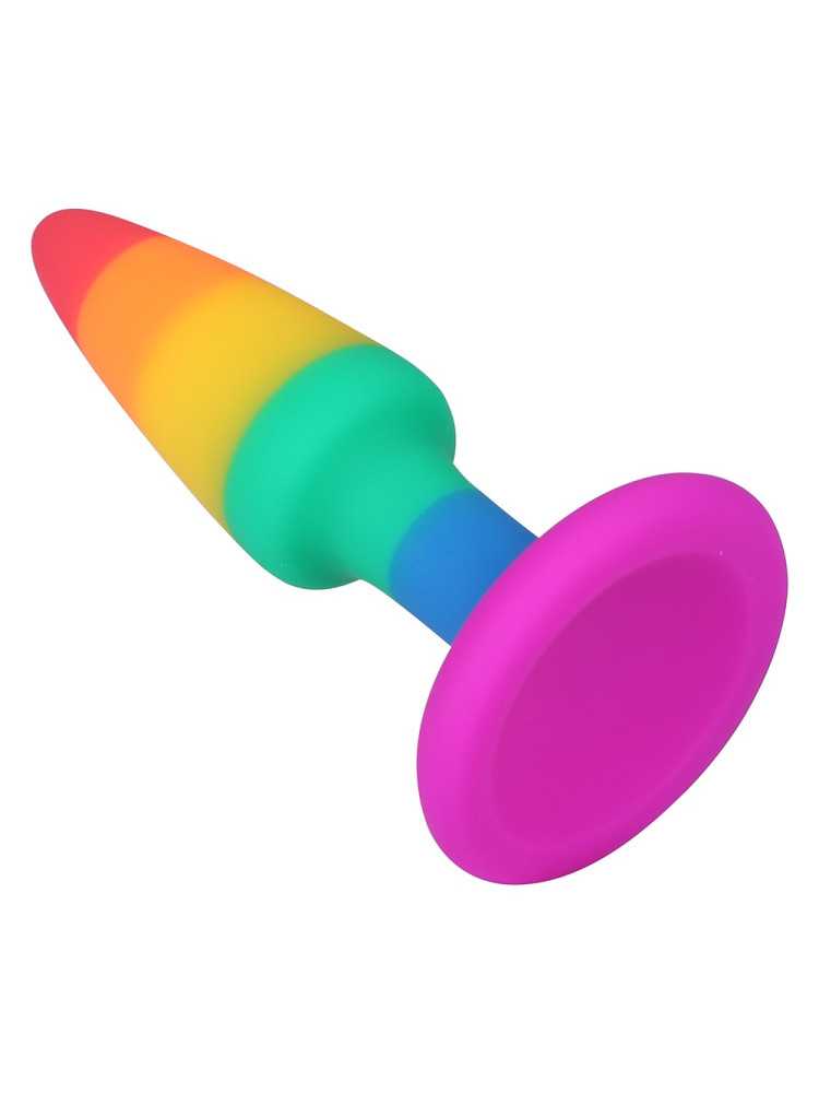 Plug anal multicouleur taille S - A-032-RAI-S