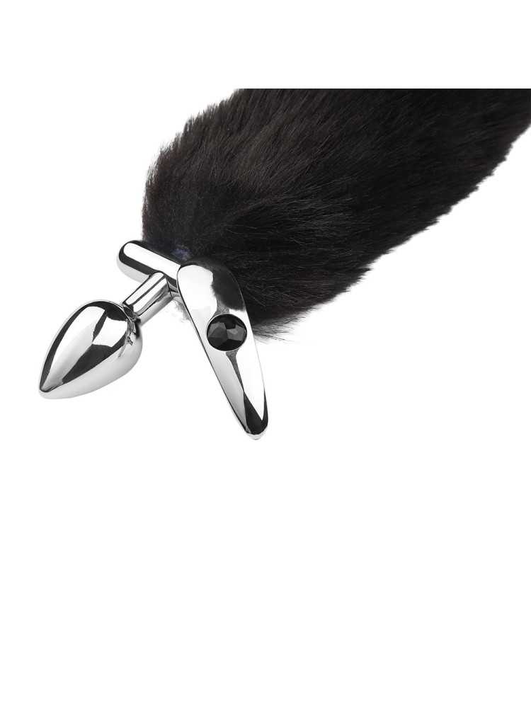 Plug interchangeable aluminium avec queue noire - RY-130-SMPJ-009