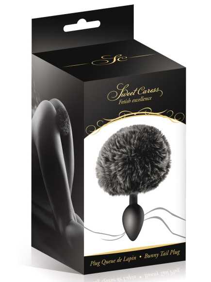 Plug anal pompon noir - CC5700910010