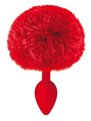 Plug anal pompon rouge - CC5700910030