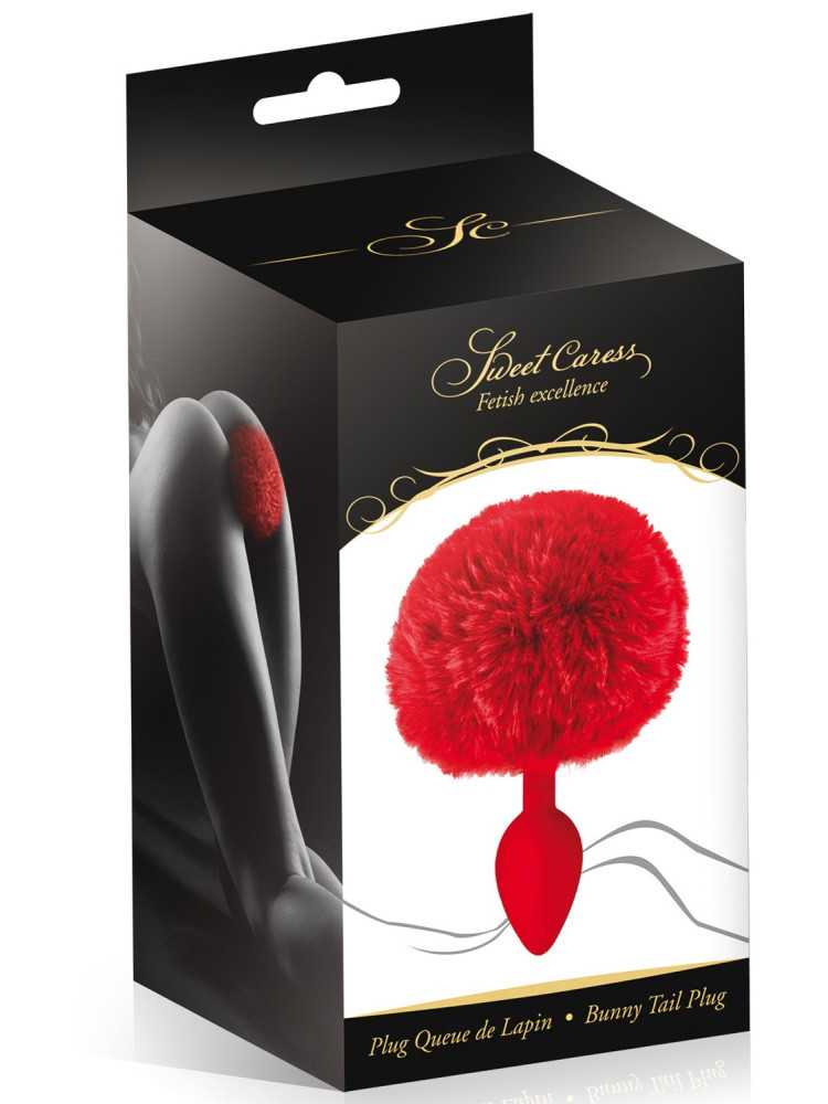 Plug anal pompon rouge - CC5700910030