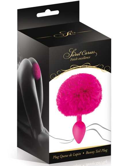 Plug anal pompon fuschia - CC5700910204