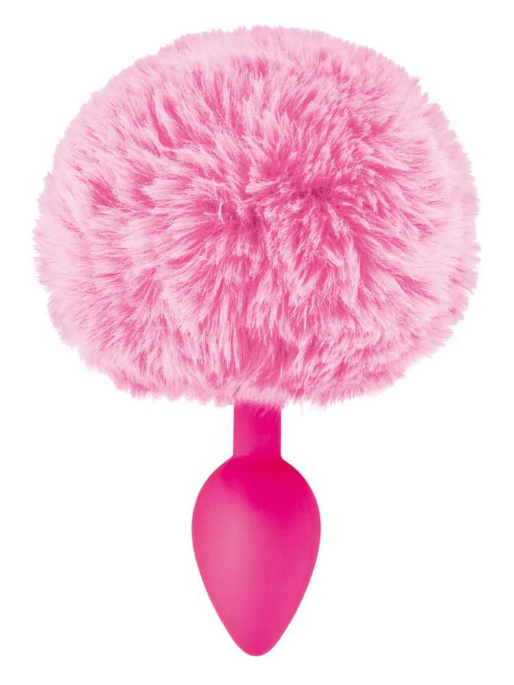 Plug anal pompon rose - CC5700910050
