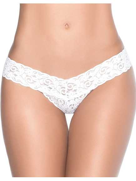 String blanc sexy dentelle - MAL94WHT