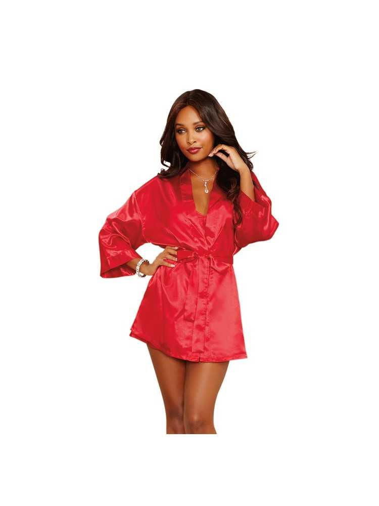 Kimono satin - DG3717RED