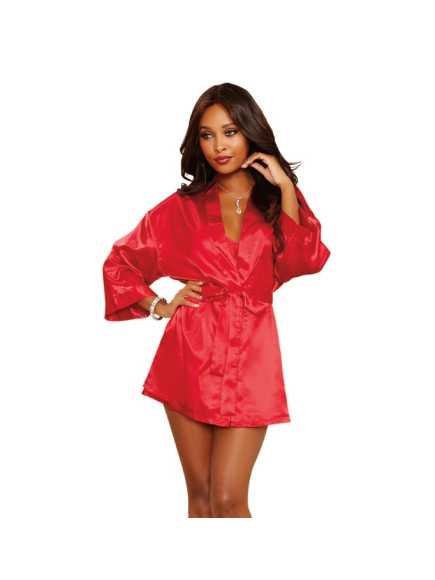 Kimono satin - DG3717RED