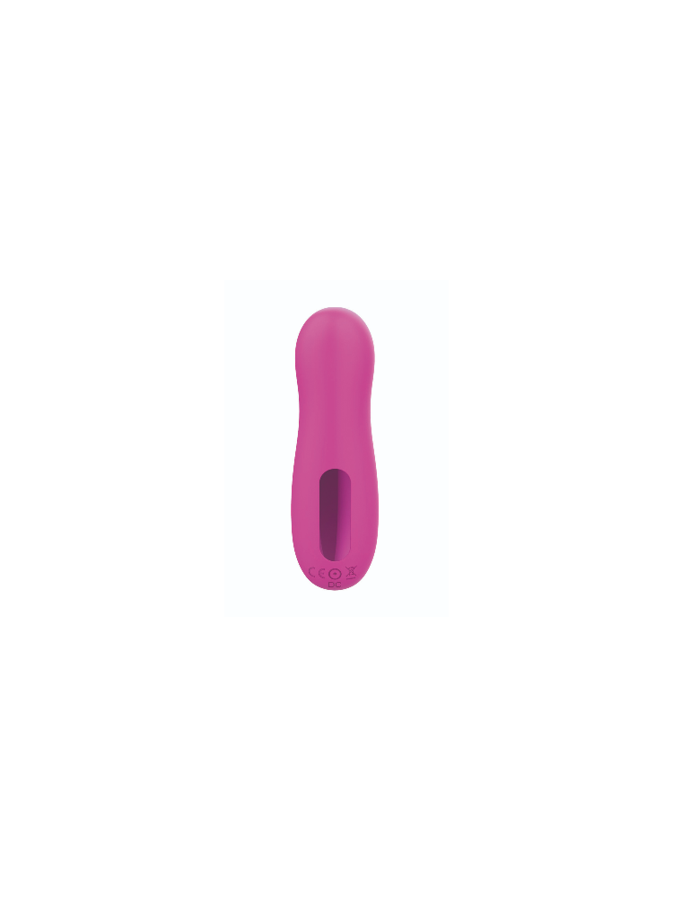 Stimulateur de clitoris par vibrations sur membrane rechargeable USB rose 10 Vitesses De Voyage - ZK003CPNK