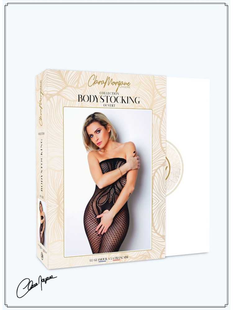 Bodystocking fantaisie sans manche - Le Numéro 20 - Collection Bodystocking - CM99020