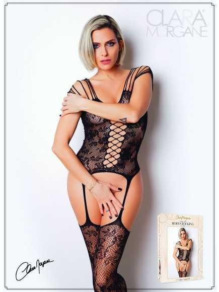 Bodystocking imprimé florale - Le Numéro 10 - Collection Bodystocking - CM99010