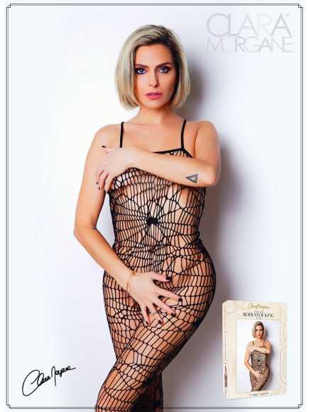 Combinaison en résille aspect toile araignée -  Le Numéro 7 - Collection Bodystocking - CM99007