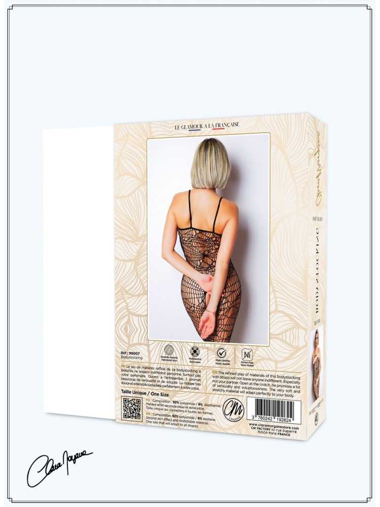 Combinaison en résille aspect toile araignée -  Le Numéro 7 - Collection Bodystocking - CM99007