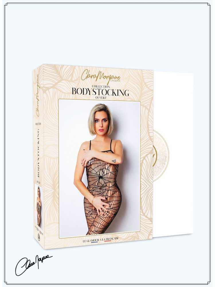 Combinaison en résille aspect toile araignée -  Le Numéro 7 - Collection Bodystocking - CM99007