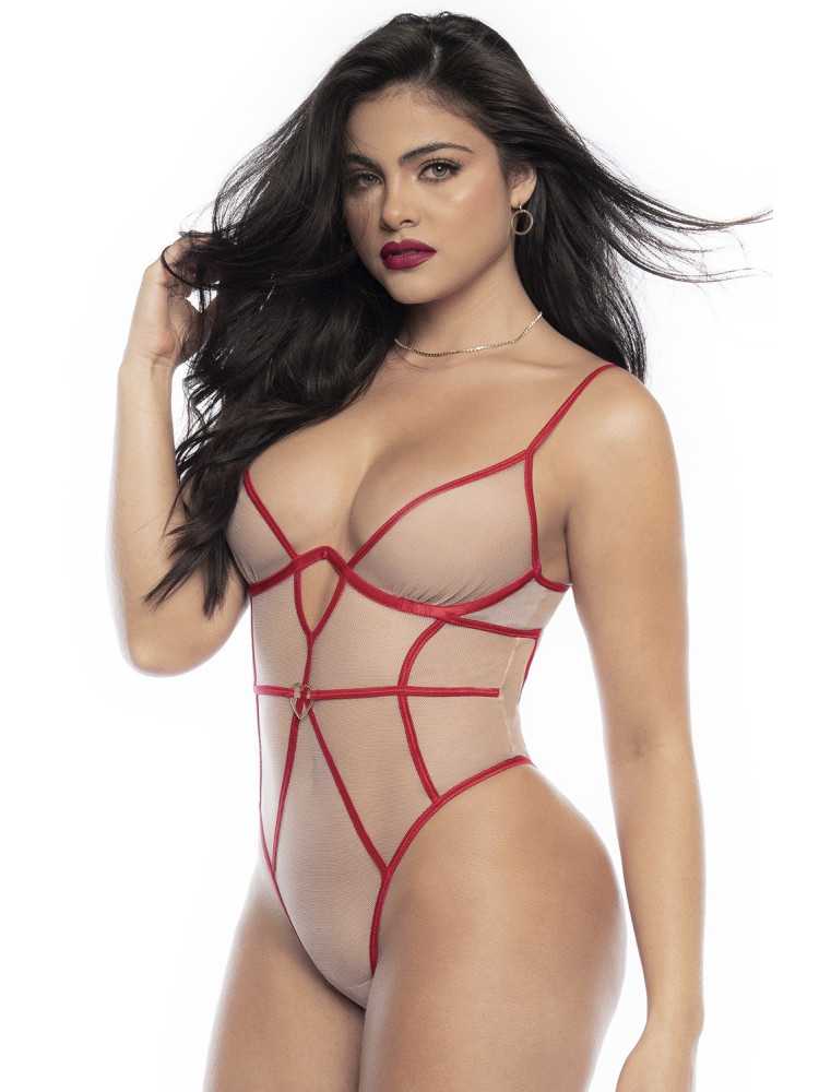 Body String chair et rouge  - MAL8817RED