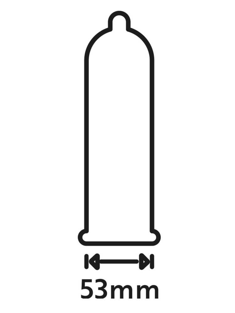 Préservatifs lubrifiés extra fin en latex x12 avec réservoir Extra Feel 53 mm - R416495