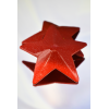 Cache-tétons en métal rouge en forme d'étoile - 202000107