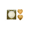 Cache-tétons en métal doré en forme de cœur - 201600106