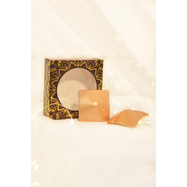 Nipples Métal doré Cache-tétons carré - 201600105