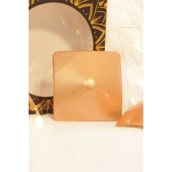 Nipples Métal doré Cache-tétons carré - 201600105