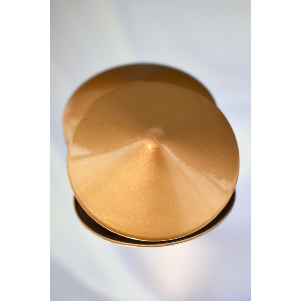 Nipples Métal doré Cache tétons en forme de cône - 201600104