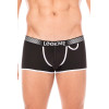 Mini Pant noir échancré avec zip - LM2003-68BLK