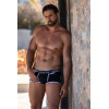 Mini Pant noir échancré avec zip - LM2003-68BLK