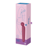 Vibromasseur wand rouge USB 60 vibrations Planet Wand-er Satisfyer - CC597844