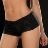Boyshort en dentelle 90' Black - MAL90BLK