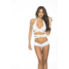 Top  blanc sexy "Wrap Around" - MAL9024WHT