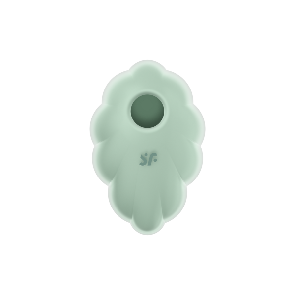 Stimulateur clitoridien par onde de pression sans contact et par vibration USB vert menthe, Cloud Dancer Satisfyer - CC597838