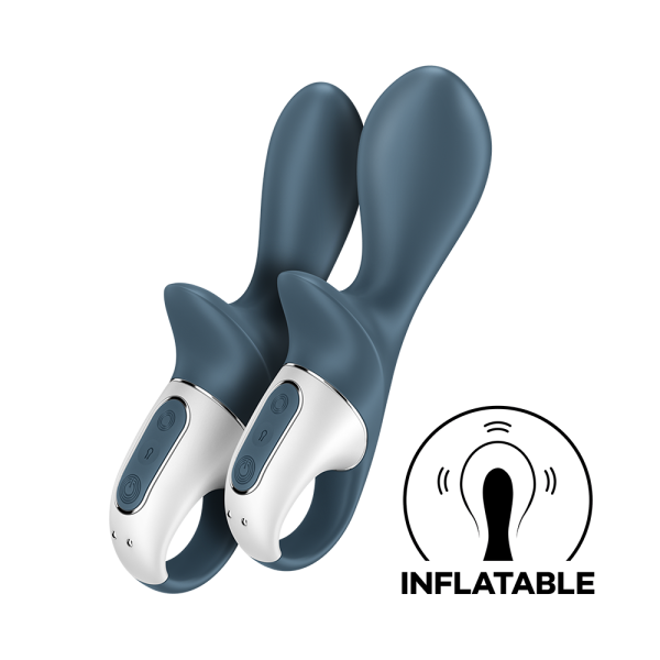 Vibromasseur gonflable anal gris USB Air Pump Booty 2 Satisfyer - CC597846