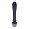2 en 1 Vibromasseur rabbit et wand noir USB Triple Lover Satisfyer - CC597825