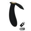 ERNEST, Mini vibromasseur avec stimulateur clitoridien USB, avec télécommande - BQ155BLK