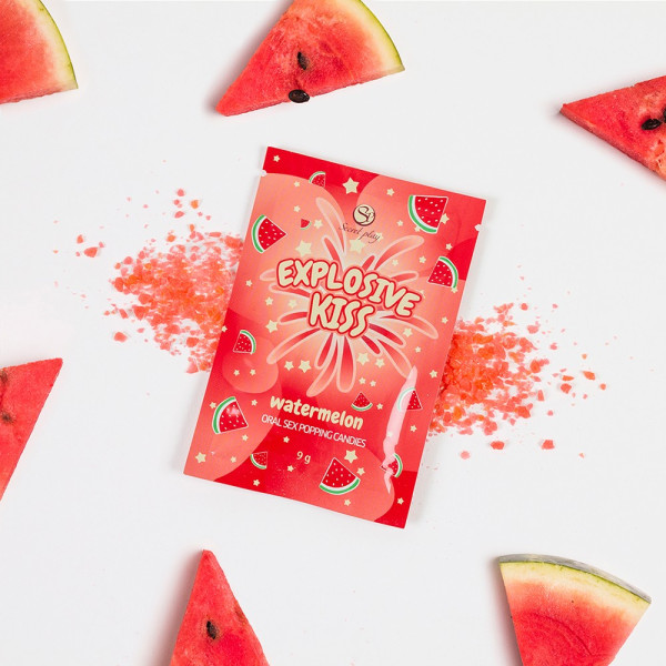 Bonbons pétillants à la pastèque spécial sexe oral - SP3708