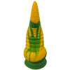 Gode ventouse tentacule Kraken 21 cm vert et jaune - WS-NV101A