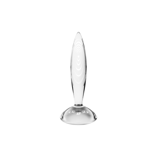 Gode anal en verre borosilicaté massif transparent Sparkling Crystal Satisfyer - CC597830