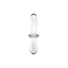 Gode en verre borosilicaté massif transparent Double Crystal Satisfyer - CC597829