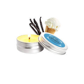"Mini bougie de massage à la glace vanille, 30 ml." - SEZ070